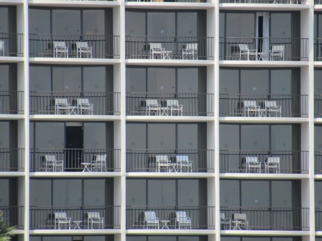 Luxury residential balcony glass railing on a high-rise building in India