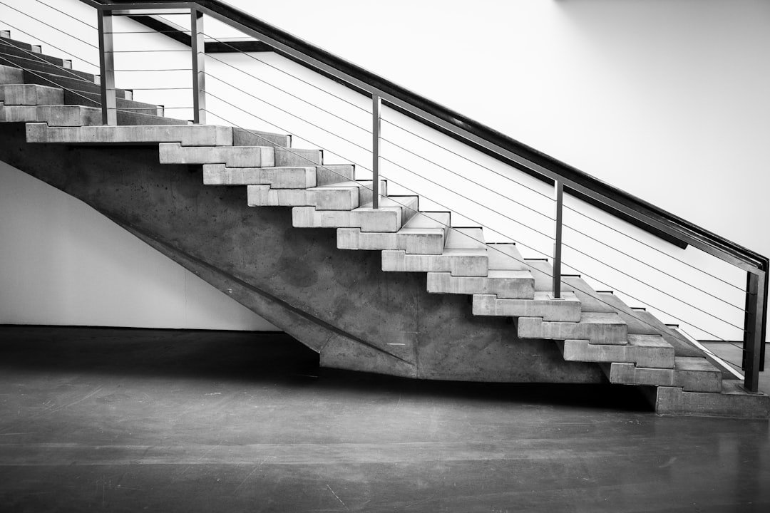 Stainless steel staircase railing suited to industrial and institutional Hyderabad applications
