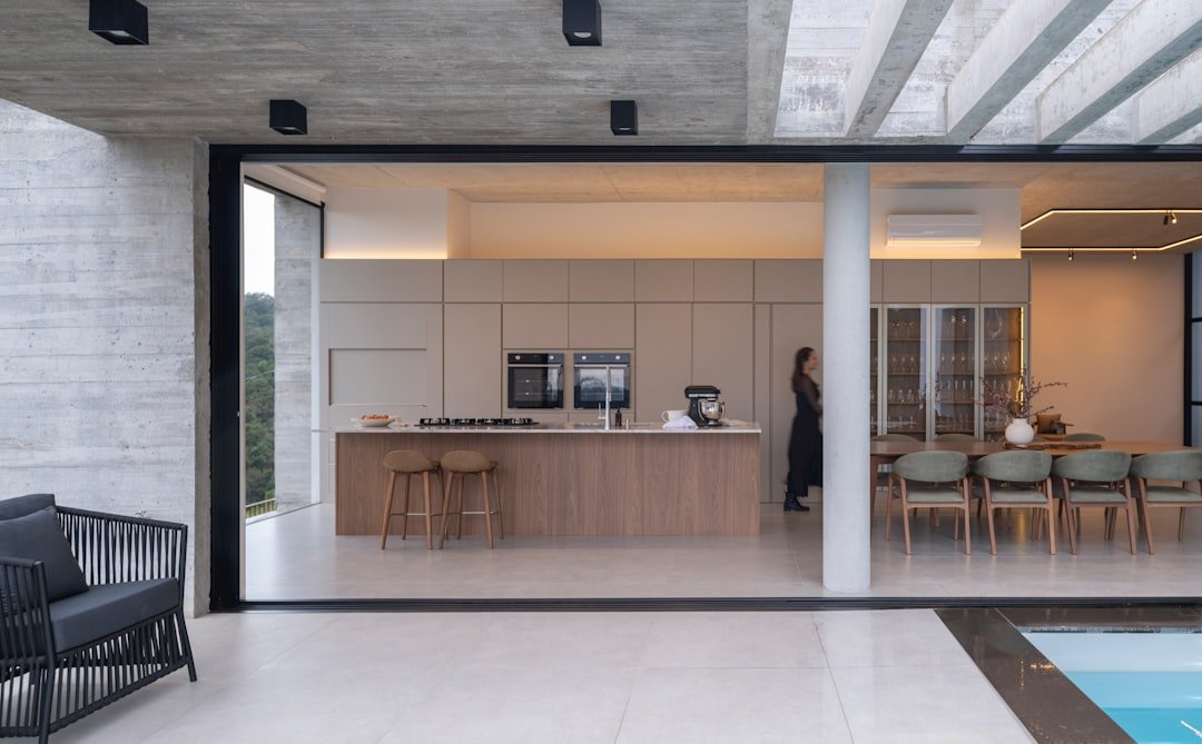 Aluminium sliding window and door systems in a modern residential project