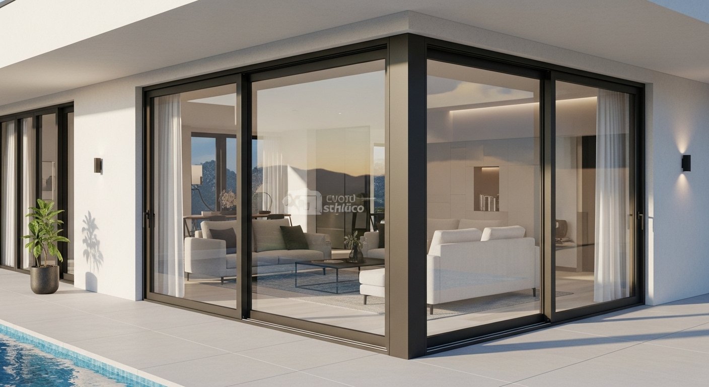 Aluminium sliding doors India — commercial building large-scale installation
